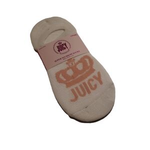 💕NWT Juicy Couture Super No Show Socks💕Shoe Size 4-10💕